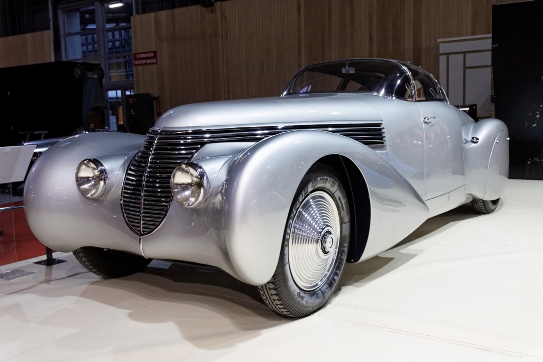 1938 Hispano-Suiza H6 C Xenia Dubonnet by Saoutchik - Front